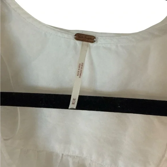 Free People White Eyelet Blouse - Picture 9 of 9